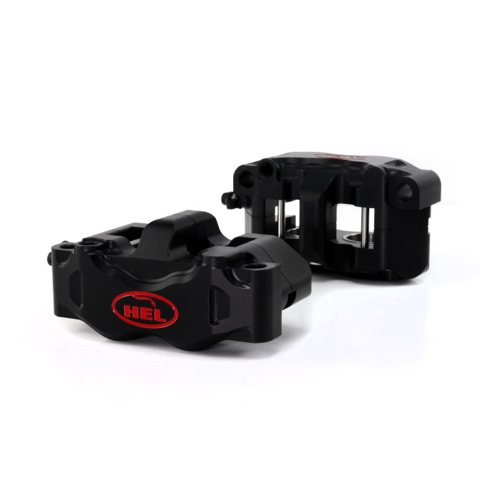 HEL V1 100mm Solid Billet 4 Piston Front Radial Brake Calipers