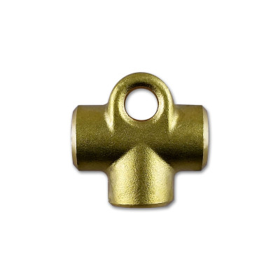 M10 x 1.00 Female T-Piece in Brass