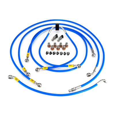 BMW S1000R ABS 2014-2016 HEL Stainless Steel Braided Brake Lines (Flexible ABS Replacements)