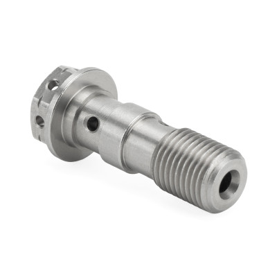 HEL Stainless Steel Race Spec M10 x 1.00 Double Banjo Bolt